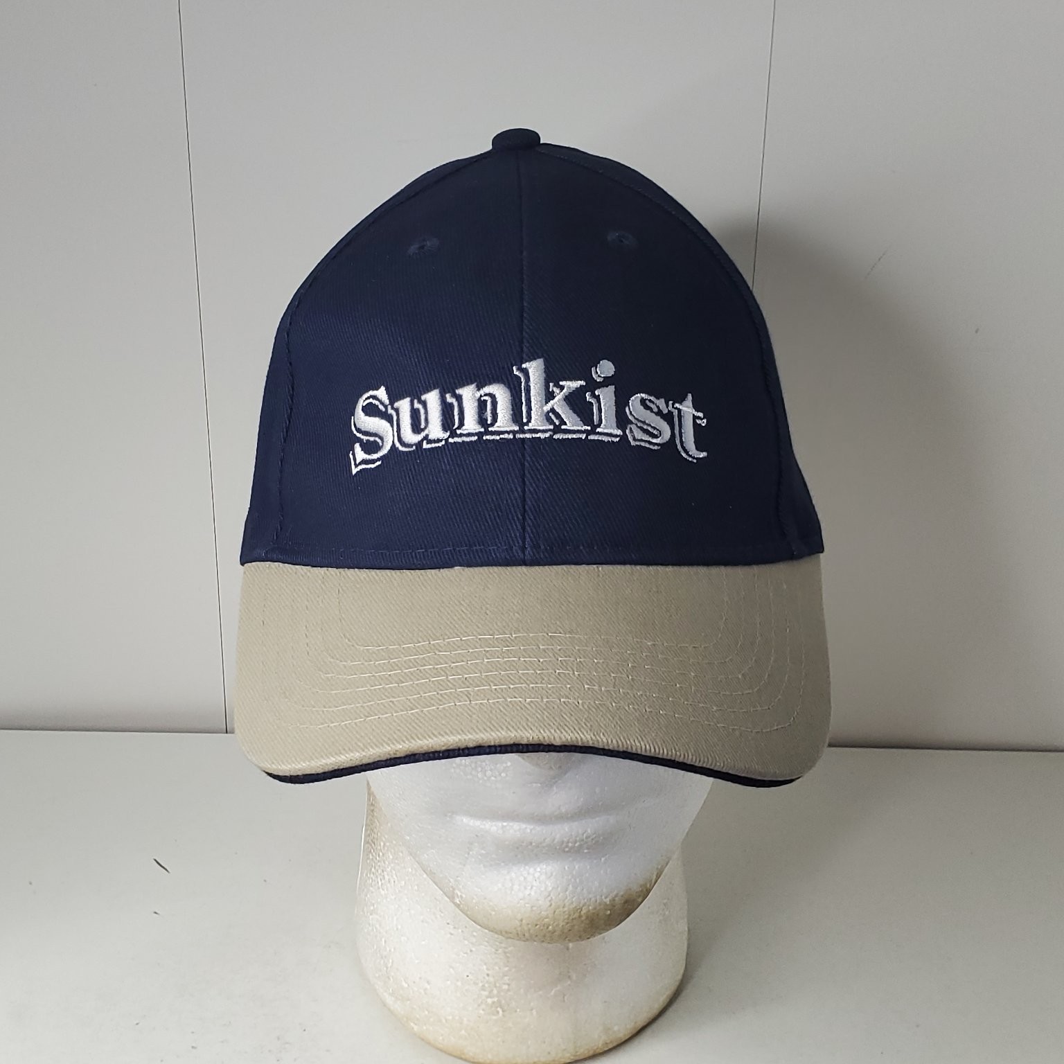 Official Sunkist Orange Juice Embroidered Logo Hat Men's Baseball Promo Cap