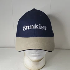 Official Sunkist Orange Juice Embroidered Logo Hat Men's Baseball Promo Cap