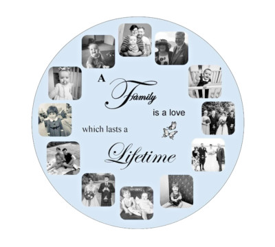 Personalisierte individuelle MDF Wanduhr jedes Foto/Logo/Text/Bild LASERGESCHNITTEN MDF