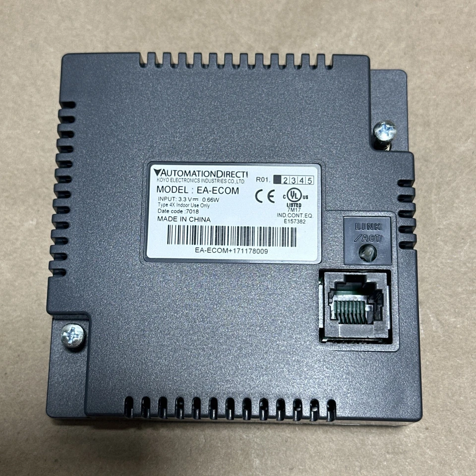 NEW- Automation Direct EA-ECOM C-More RJ45 10/100 Mbps Ethernet EA3 Series 🇺🇸 - Image 3 of 4