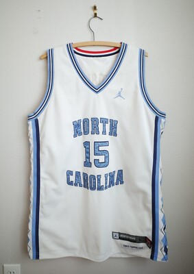 Vince Carter USA N. Carolina #15 #9 Jersey Reversible White Blue