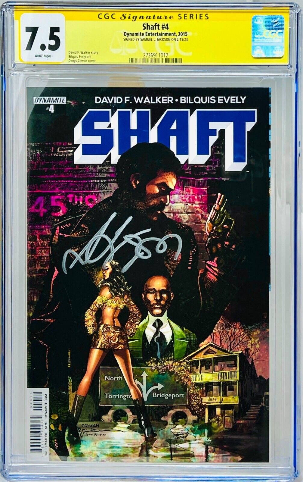 CGC Signature Series Signed Samuel L. Jackson Graded 7.5 Shaft #4