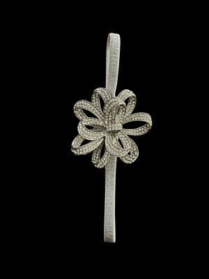 Tieks Silver Rhinestone Bow Box Topper Limited Edition