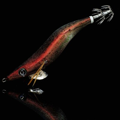RUI SQUID JIG King George Whiting GRÖSSE 3,5 ROT Bauch EGI ANGELKÖDER