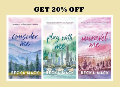 Playing For Keeps Series by Becka Mack 3 Books set, Consider Me+Play with Me....
