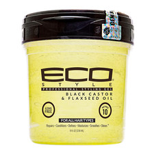 Eco Styler Black Castor  Flaxseed Oil Gel 32 Oz