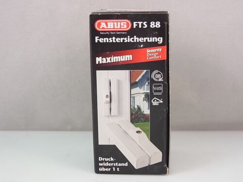 Abus FTS 88 Maximum Window Security with 2 Keys Window Lock White VdS