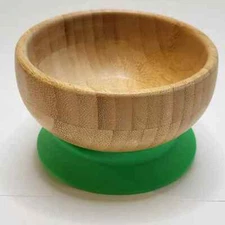 Silicone Suction Bamboo Bowl Child Infant Kid Toddler Feed Greenway World Bowl