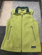 Beautiful, Patagonia Sz Xs Lime Green Synchilla Vest With Pockets