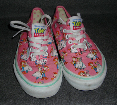 VANS PINK SKATEBOARD SNEAKERS DISNEY 