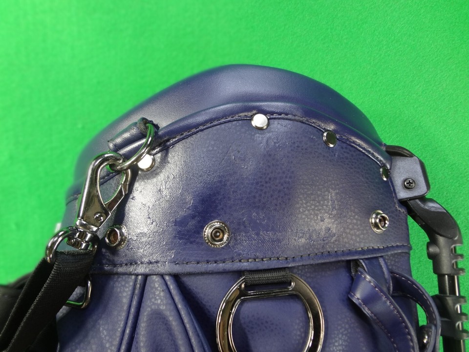 Titleist LINKSMASTER Series navy blue 3way stand bag * 25 SHIPPING