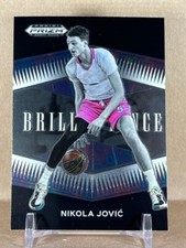 2022-23 Prizm Draft Picks Basketball Brilliance #BR-NJ Nikola Jovic