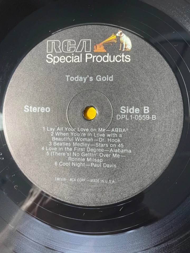 Today's Gold - LP RCA Special Products 33 RPM ABBA, Dr. Hook, Various VG - Image 4 of 4