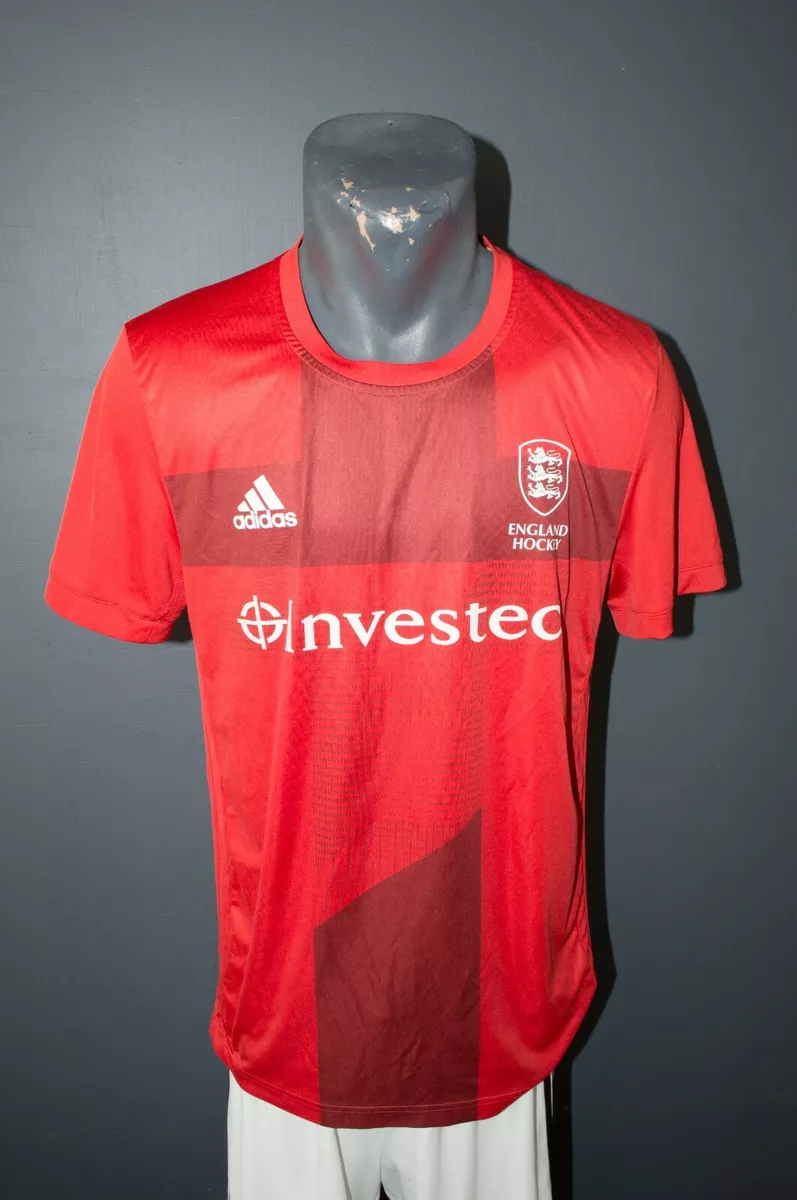 Draaien bidden breedtegraad England Hockey Jersey Adidas Hockey Shirt Mens Size Adult M 5/5