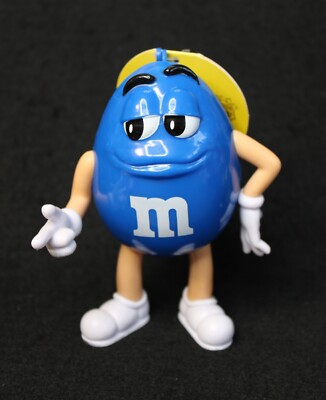 Lot of 3 M&M's Chocolate Character Figures 2x Red, 1x Blue / One
