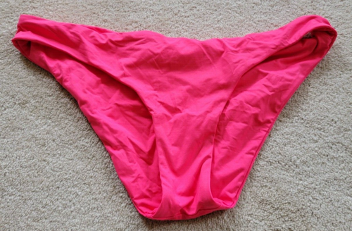 Parte inferior de bikini rosa caliente Becca by Rebecca Virtue Adela talla grande bullicio ceñido - Imagen 3 de 8
