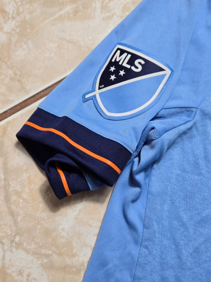 NWT Adidas 2016 New York City FC MLS David Villa #7 Soccer Jersey Youth XL Boys - Image 3 of 4