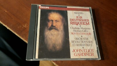 BRAHMS EIN DEUTSCHES REQUEIM JOHN ELIOT GARDINER PHILIPS SILVER CENTER CD