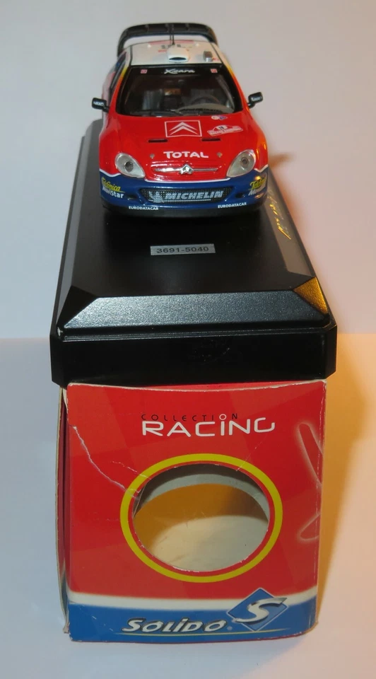 SOLIDO RACING CITROEN XSARA WRC 2003 RALLYE SAN REMO ITALIA #18 LOEB ELENA 1/43 - Photo 2/4