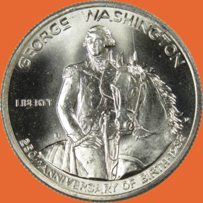 1982-D George Washington Commemorative ~ 90% Silver Half Dollar
