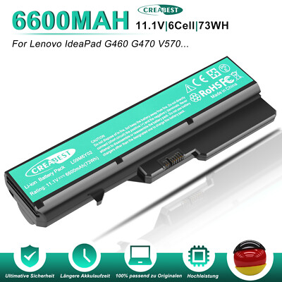 11,1V 57Y6454 L09M6Y02 L09C6Y02 Akku Für Lenovo IdeaPad B470 G460 Z470 V570 Z465