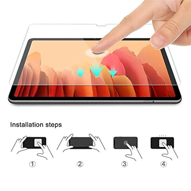 2PCS Samsung Galaxy Tab A7 10.4 T500 T505 Screen Protector Tempered Glass New - Image 4 of 4