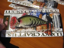 Lucky Craft 2 1/2" Square Bill Fishing Lure LC RTO 2.5 / Crazy Green Craw 