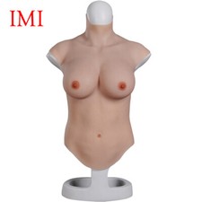 IMI 8th Half Bodysuits Silicone Breast Forms Crossdresser Transgender Fake Boobs