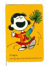 Single Playing Card Miniature "Peanuts, Snoopy" Hallmark 1608 Y