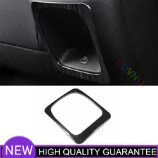Car Rear USB Socket Switch Cover Strip Trim For Hyundai Sonata 20 Black Titanium