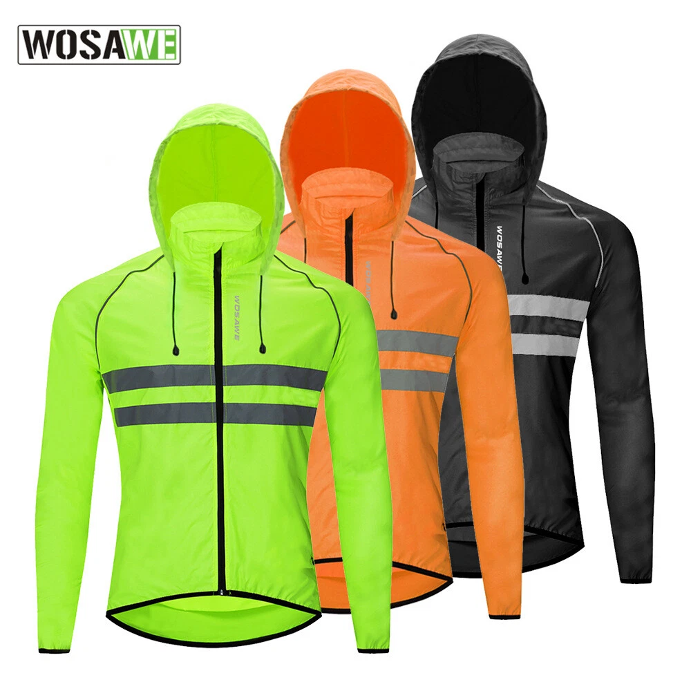 Cycling Jersey Mtb Men Bike Jacket Windbreaker Long Sleeve Quick Dry Reflective