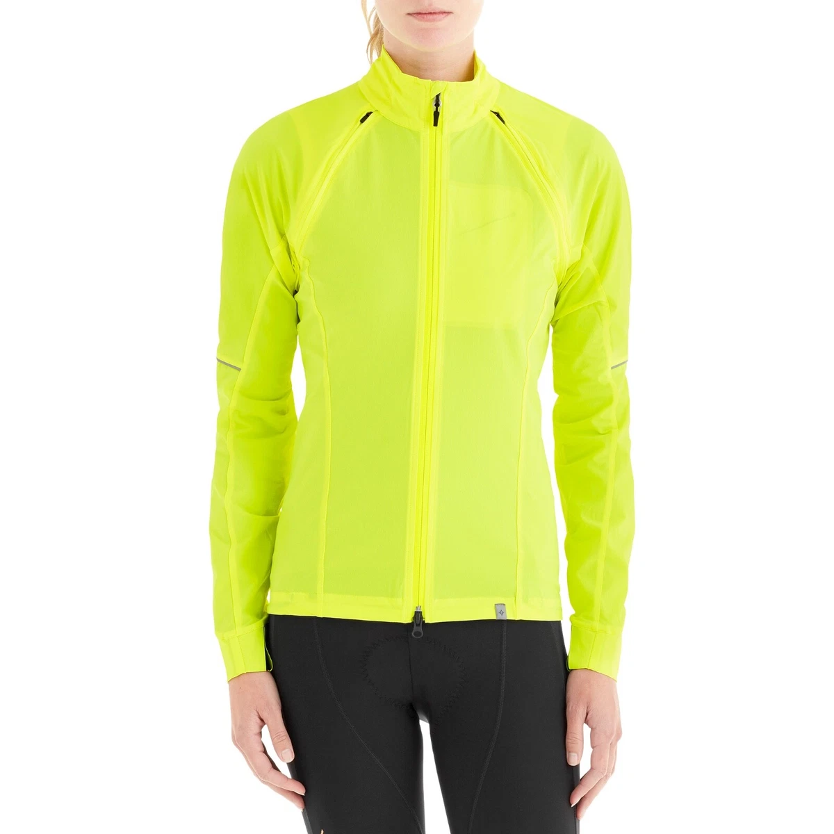 Specialized Women s Deflect Cycling Jacket Neon Yellow Medium
