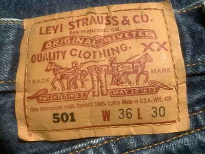 Vgt 90s USA Levis 501-0115 Jeans Men's 36x30 (35x29.5) Med Wash