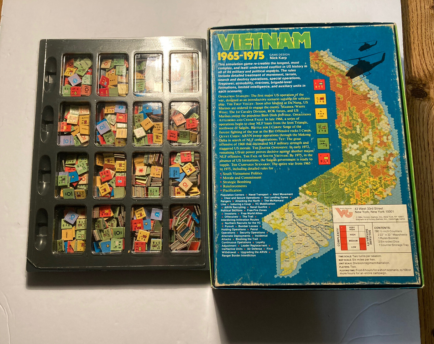 Vietnam War Board Game 1965-1975. Not Sure If It's Complete. | eBay
