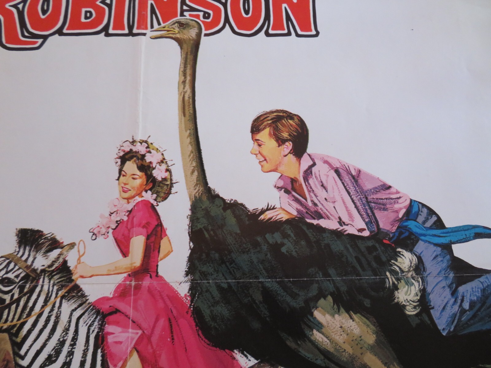 WALT DISNEY SWISS FAMILY ROBINSON JOHN MILLS TOMMY KIRK 1 ONE SHEET ...