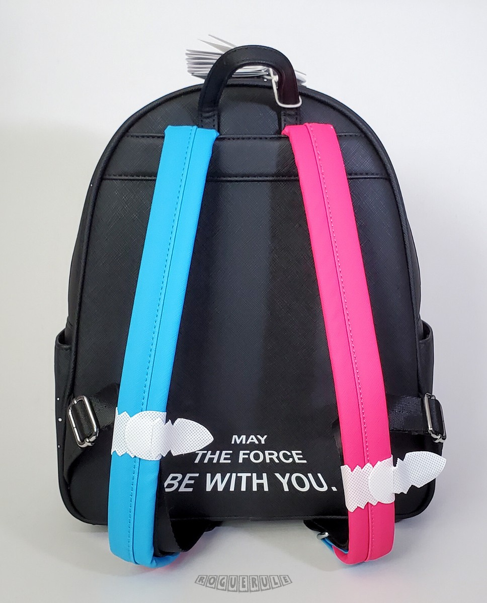 Star Wars Blue & Pink Ombre Mini Backpack Star Wars Rebels vs Empire Galactic Light Up Glow Mini Backpack main image 4
