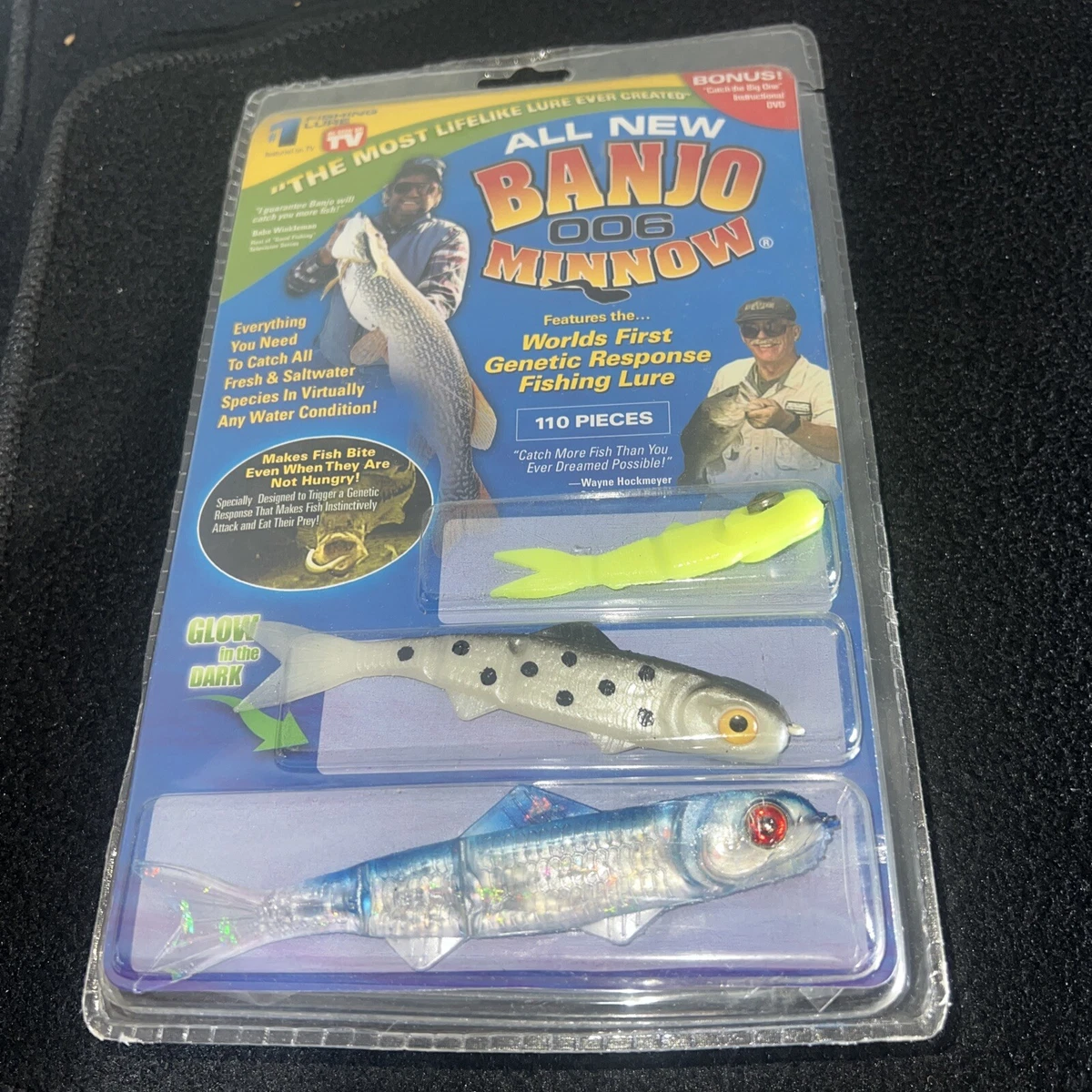 Banjo Minnow 006 • 110 Piece Fishing System Lures As Seen On TV