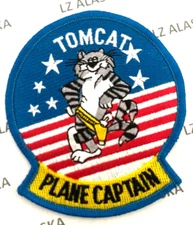 US NAVY F-14 TOMCAT FULL COLOR PLANE CAPTAIN PATCH N9