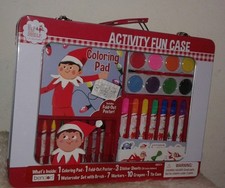 New with metal case The Elf on the Shelf Activity Fun Case for Ages 3