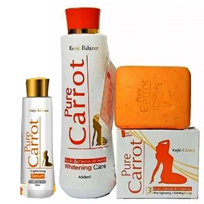 Pure Carrot Kojic Balance Lightening 3pc Set