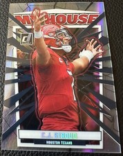CJ STROUD 2023 DONRUSS CLEARLY MY HOUSE HOLO SILVER ROOKIE TEXANS RC #/25