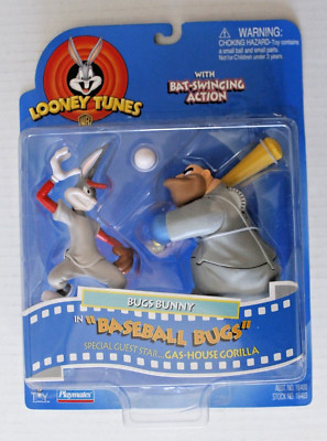 LOONEY TUNES BUGS BUNNY & GAS HOUSE GORILLA  ''BASEBALL BUGS''  1997  NEW MOC