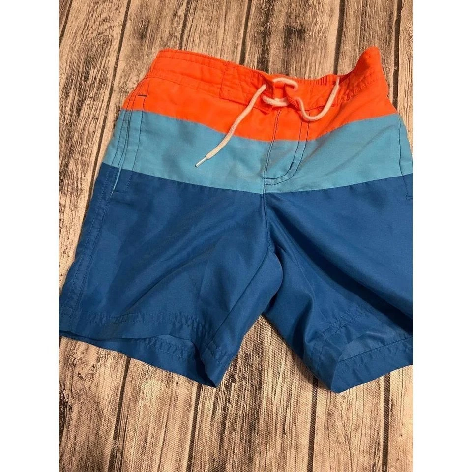 Bañador niño Janie and Jack azul y melocotón talla 2T Foto 4 de 4