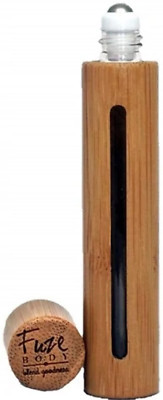 Fuze Body Essential Oil Roll-On - 10 ML -''Refillable'' Bamboo Container - (Calm)
