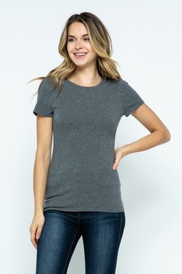 Women s Casual Crew Neck Short Sleeve Soft Cotton T-Shirt   Comfortable Everyday