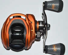 lews mach crush baitcast fishing reel 10 total bearing NEW display model NO BOX
