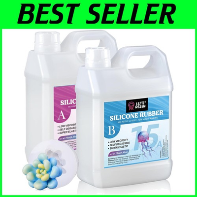 #ad #ad Clear Silicone Mold Making Kit 140oz 1 Gallon $118.79
