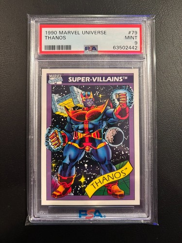 1990 Marvel Universe #79 Thanos PSA 9