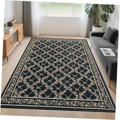  5x7 Rugs Washable Rugs for Bedroom Modern Floral Vine Area Rug Living Room 