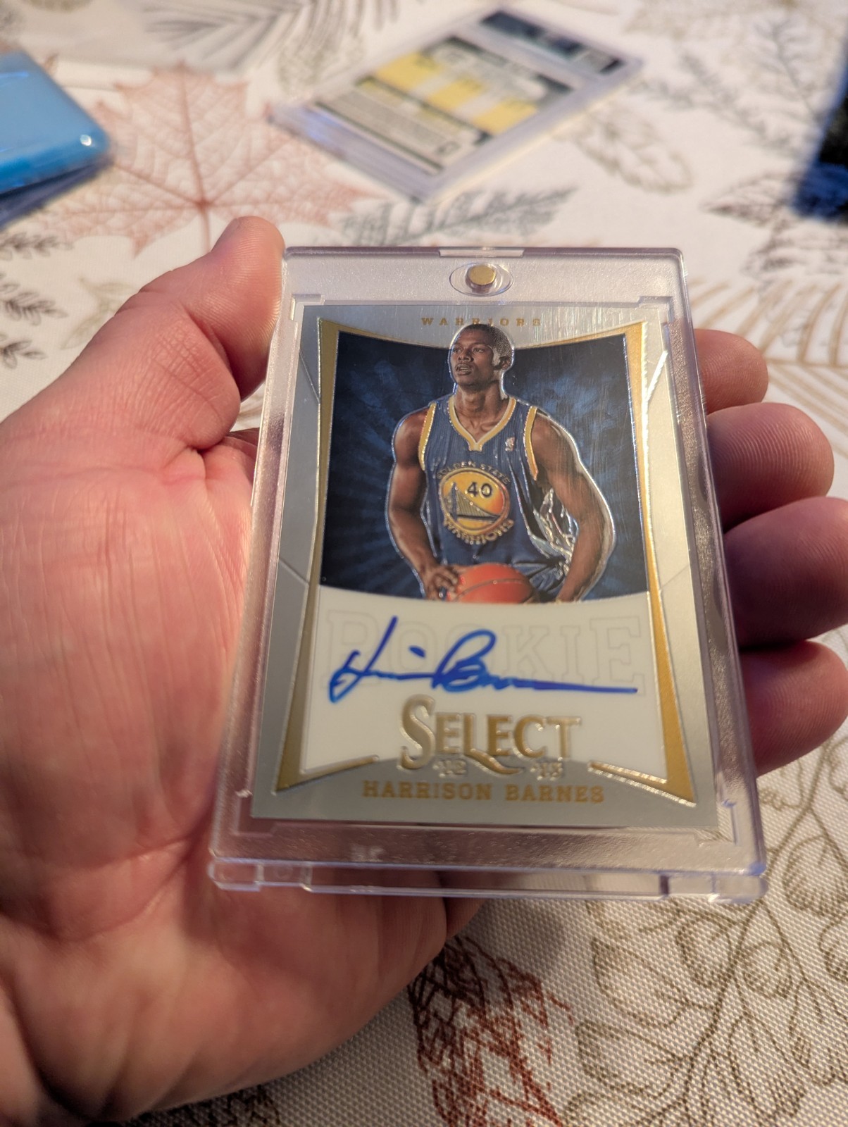 2012-13 Panini Select Basketball Rookie HARRISON BARNES Autograph/149 Card #163